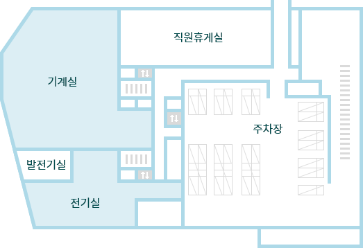 별관 B2층 원내배치도